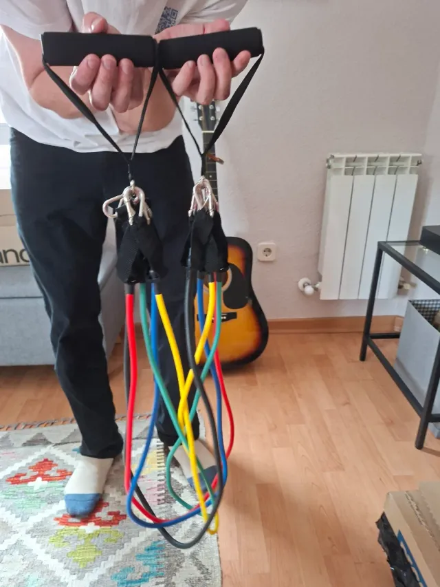 Bandas de resistencia con asas