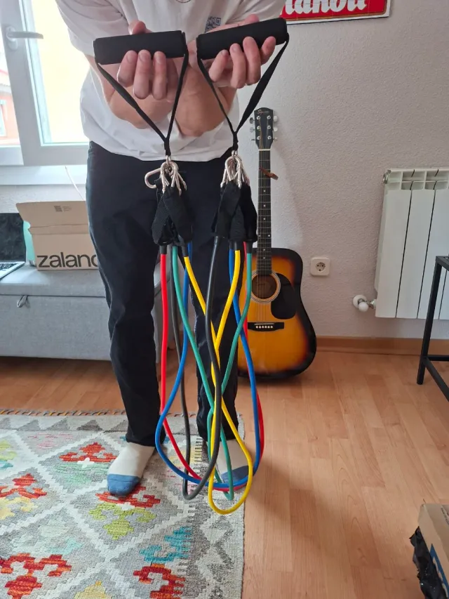 Bandas de resistencia con asas