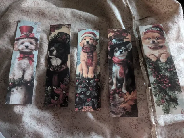 Marcapáginas Perritos Navidad 2x1€