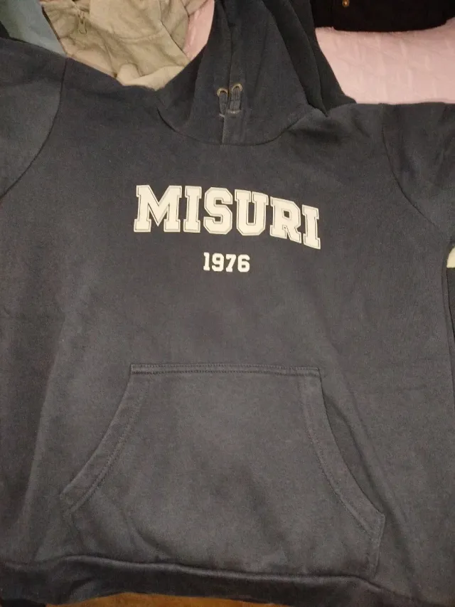 Sudadera MISURI 1976 Azul Grisáceo