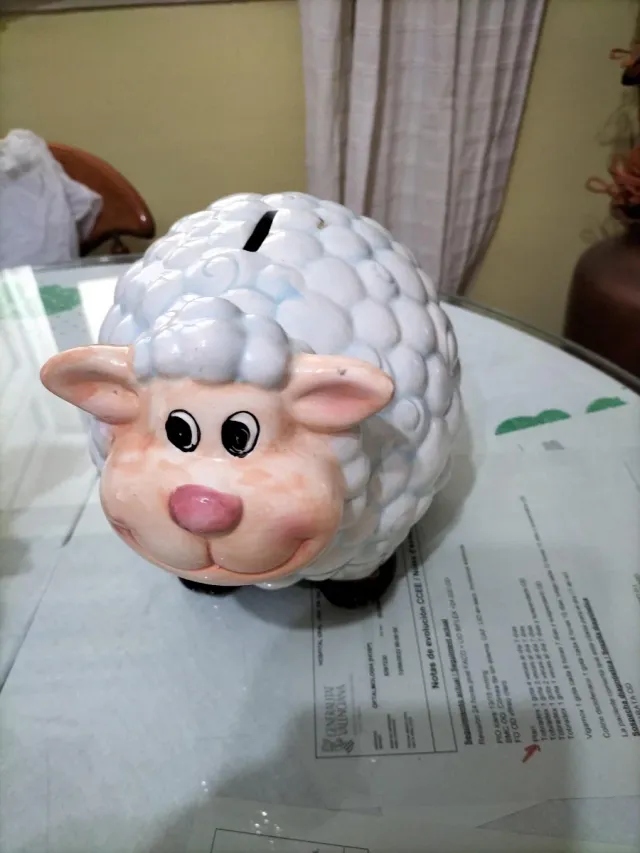 Hucha Oveja Cerámica