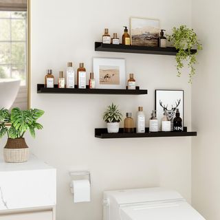 Estante pared 2 unid 60cm