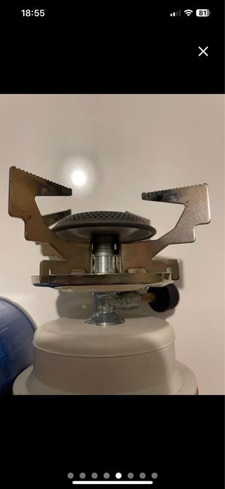 Estufa Camping P.A.C. + Bombona Gas