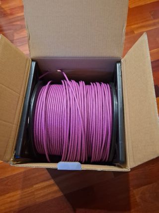 Cable UTP Cat6 CCA Rigido LSZH Violeta 305m