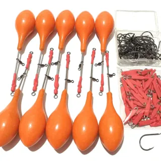 ♦️ 10 plomos pesca surfcasting, grapas, anzuelos. 
