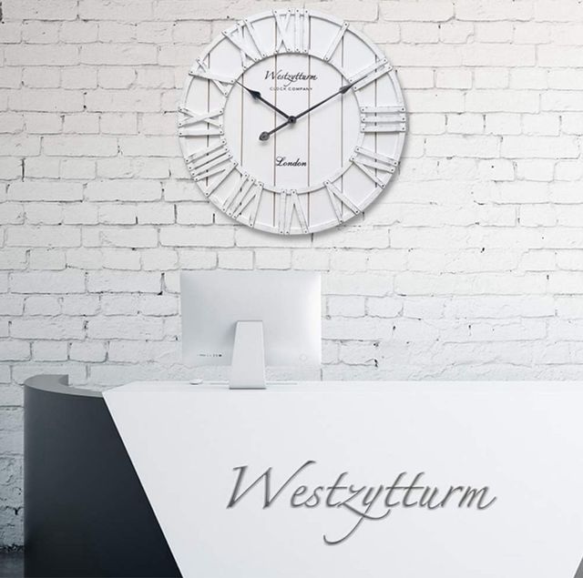 Reloj de Pared Grande 60cm Madera Vintage