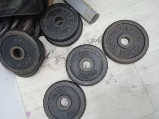 Discos de pesas 2.5kg y 2kg