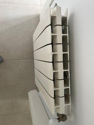 Radiador agua 6 elementos blanco