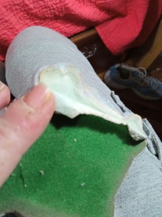 Figura porcelana soldado Capodimonte antigua