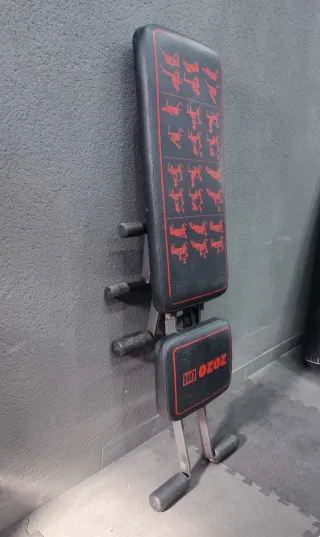 Banco de pesas plegable