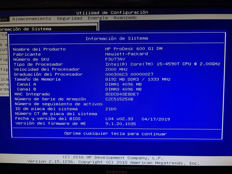HP Prodesk 600 G1