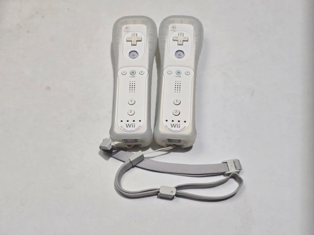 2 mando wii con Motion blanco con funda