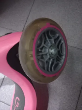 Patinete 3 ruedas Globber rosa