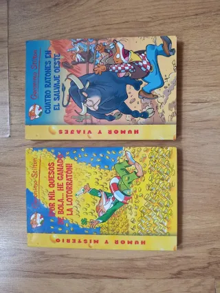Pack 2 libros de Gerónimo Stilton