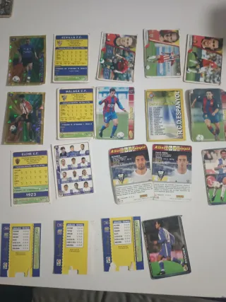 Lote 19 cromos de fútbol 2004/2005 mundicromo
