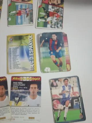 Lote 19 cromos de fútbol 2004/2005 mundicromo