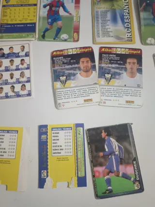 Lote 19 cromos de fútbol 2004/2005 mundicromo