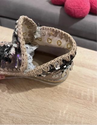 Botines Mou Lentejuelas Plateadas