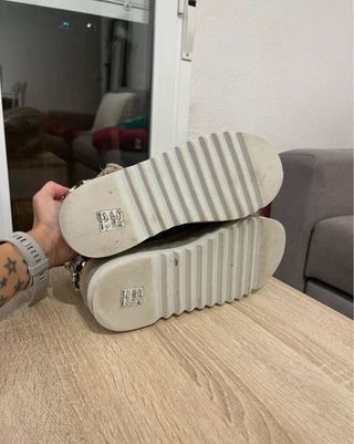 Botines Mou Lentejuelas Plateadas