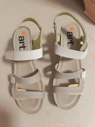 Sandalias Art Beige/Blanco Talla 39