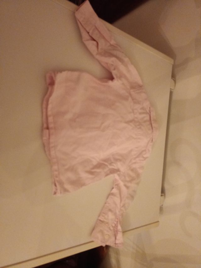 Camisa rosa niño 3-6 meses
