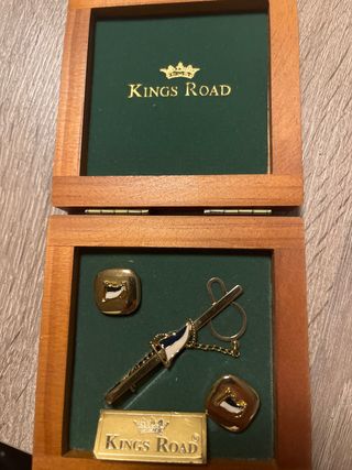 Juego de pisa corbata y gemelos Kings Road