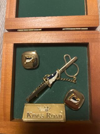 Juego de pisa corbata y gemelos Kings Road