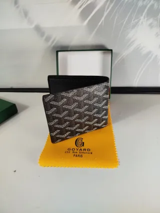Cartera Hombre Marrón y Beige