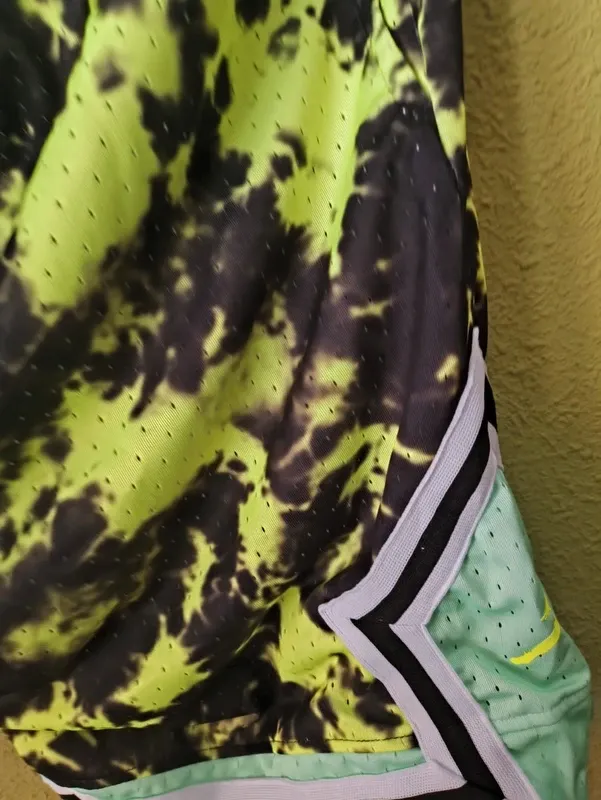 Pantalón Negro amarillo Jordan camuflaje