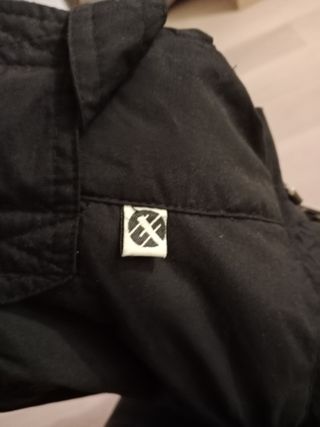 Pantalón de esquí negro con tirantes