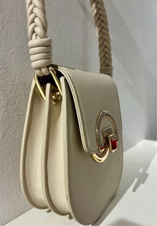 Bolso Roberto Verino Beige y Dorado