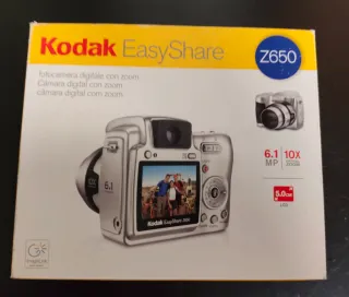 Cámara Kodak EasyShare Z650 Plata