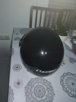 Casco Moto LS2 Negro con Funda