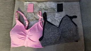 Sujetadores de Lactancia Rosa y Negro