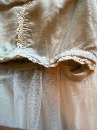 Chaleco romántico/boho de Cirdy, encaje beige, S/M