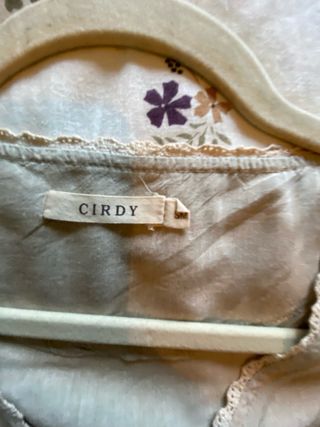 Chaleco romántico/boho de Cirdy, encaje beige, S/M