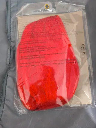 Peluca Hippie Roja Larga Sin Estrenar