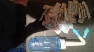 Botella Limpiador Nasal + sobres de sal especial