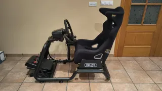 Cockpit Simulador Oplite con baquet OMP y G27