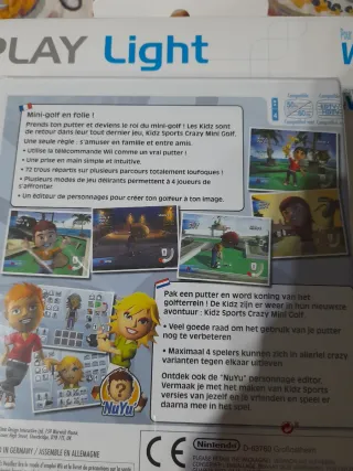 NUEVO. Juego Wii Crazy Mini Golf+Pack 5 Accesorios