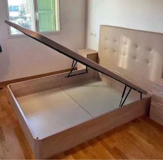 Cama con canapé abatible