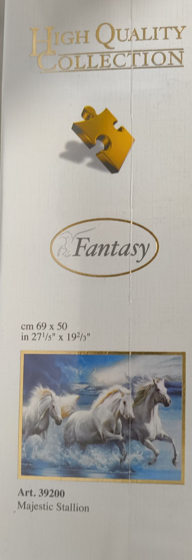 Puzzle Clementoni Caballos Blancos 1000 Piezas