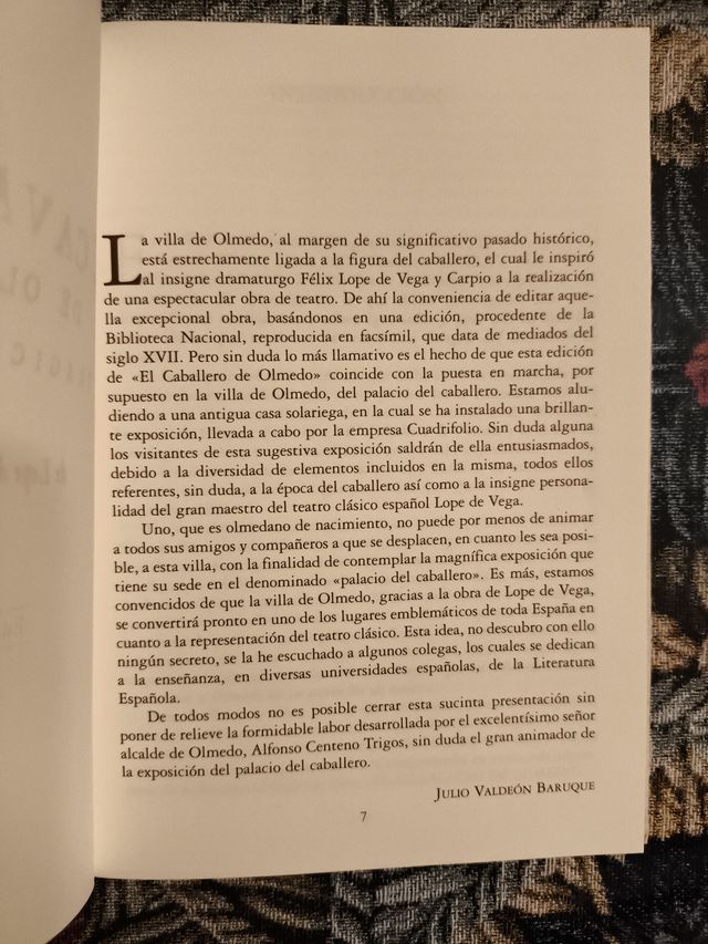 El Caballero de Olmedo - Edición facsímil