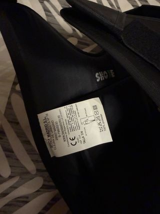 Chaleco Antirrobo Shoke Talla S/M      Negro