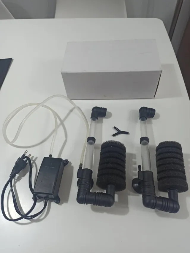 Filtros Esponja y Motor Acuario