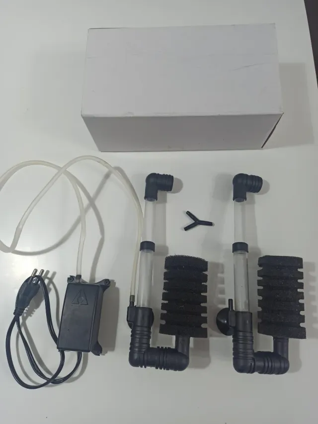 Filtros Esponja y Motor Acuario