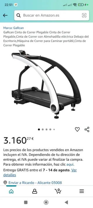 Cinta de Correr KYOTO Luxury Home Treadmill