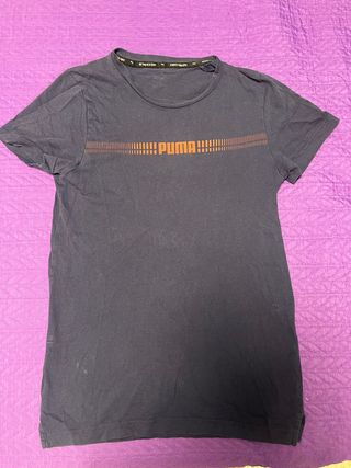 Camiseta Puma Azul Hombre