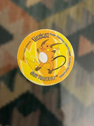 Tazo Pokémon #26 Raichu Eléctrico 2000