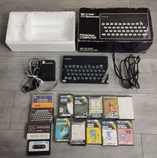 Ordenador Sinclair ZX Spectrum + Juegos